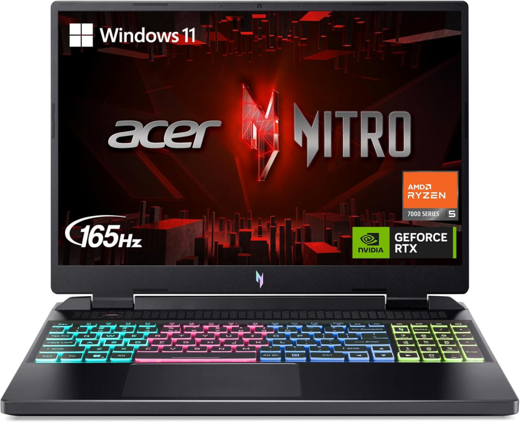 Acer Nitro 16 Gaming Laptop 2025
Best gaming laptop with RTX 4050

